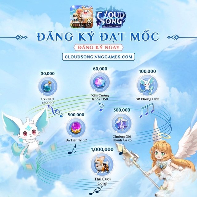 Cloud Song VNG opens early registration with a total prize value of up to 1 billion VND
