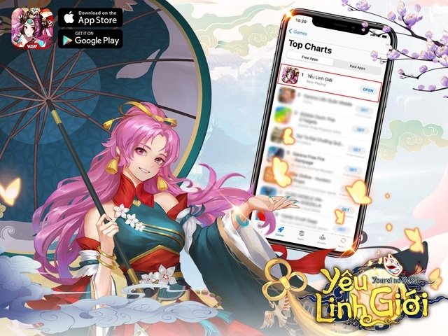 Love Linh Gioi Mobile gamers are fascinated by the series of unique Japanese-style features