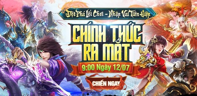 Tien Kiem breaks through the first half role-playing game officially launched on July 12